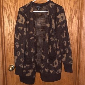 Giraffe Print Forever 21+ Cardigan